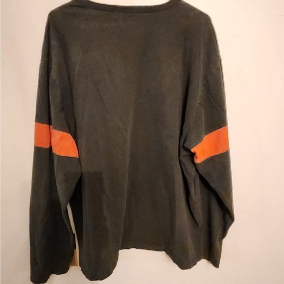 Vtg Gap long sleeve green orange shirt size mens xxl - Picture 2 of 3